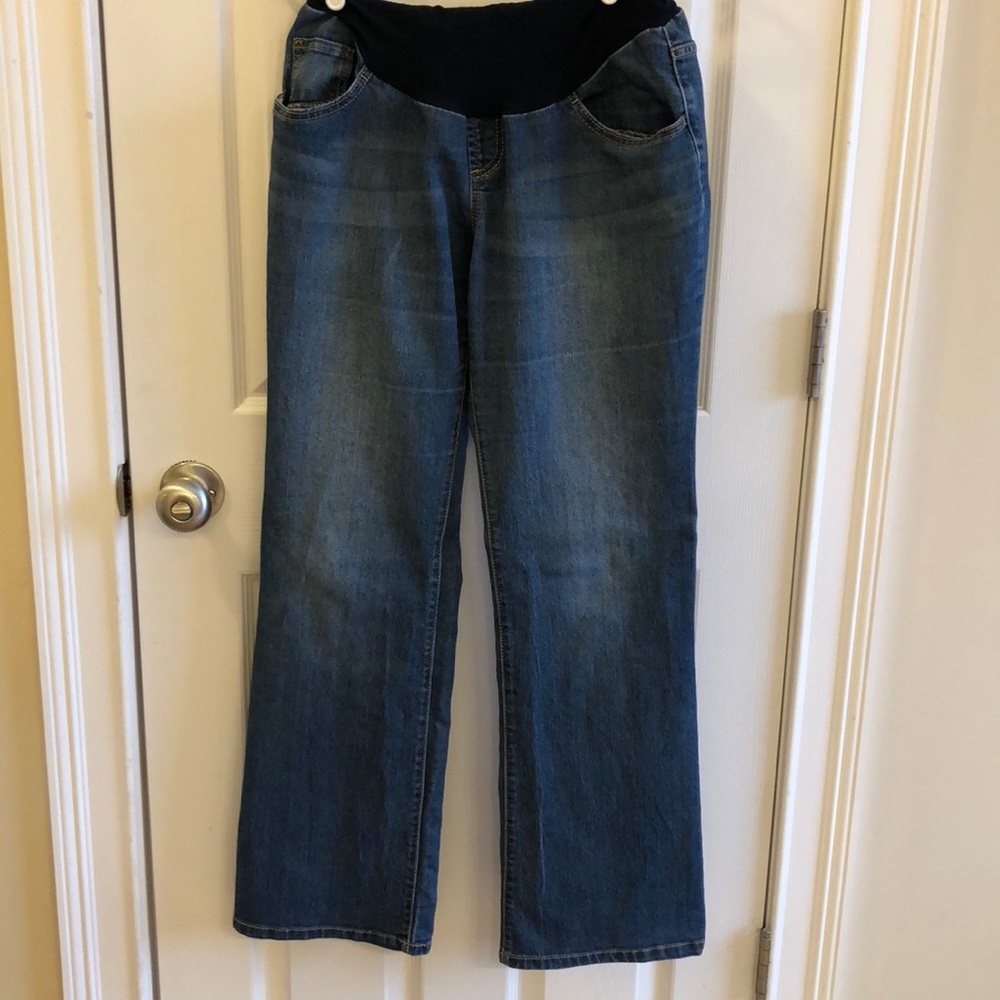 Motherhood Maternity Flare/Wide Leg Jeans.
